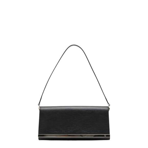 Louis Vuitton Epi Honfleur Shoulder Bag M40522 Black Leather Women's LOUIS VU...